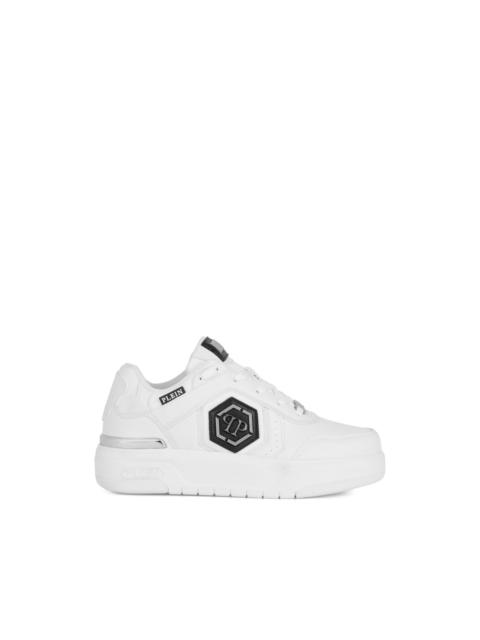 SK8R logo low-top sneakers