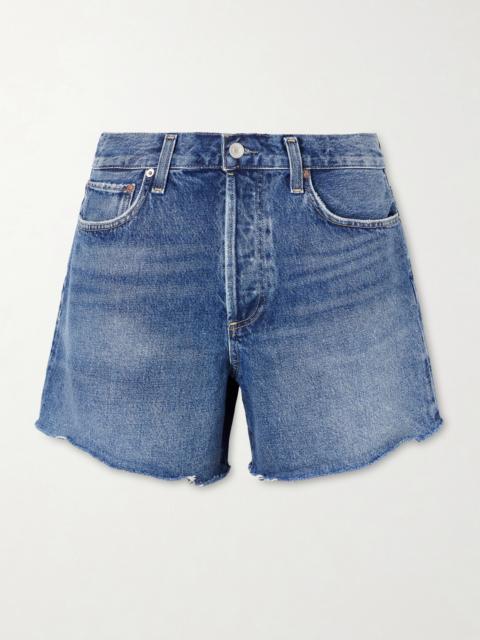 Nye Frayed Denim Shorts
