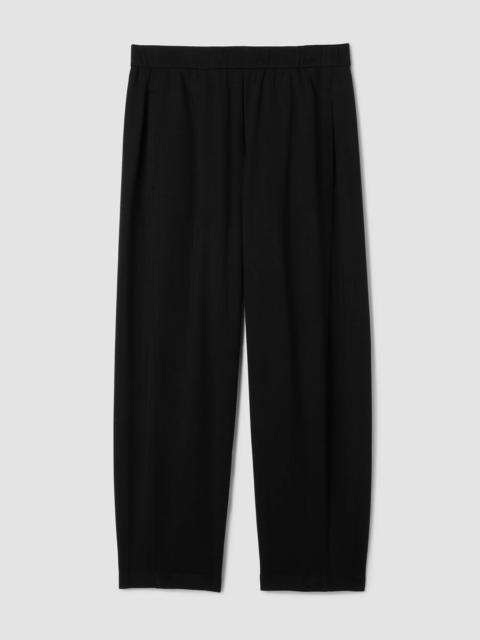 Cotton Blend Ponte Lantern Pant
