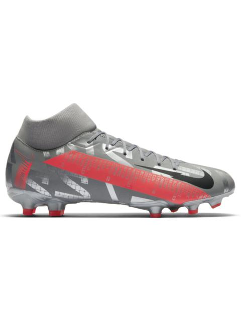 Nike Mercurial Superfly 7 Academy MG Metallic Grey Crimson