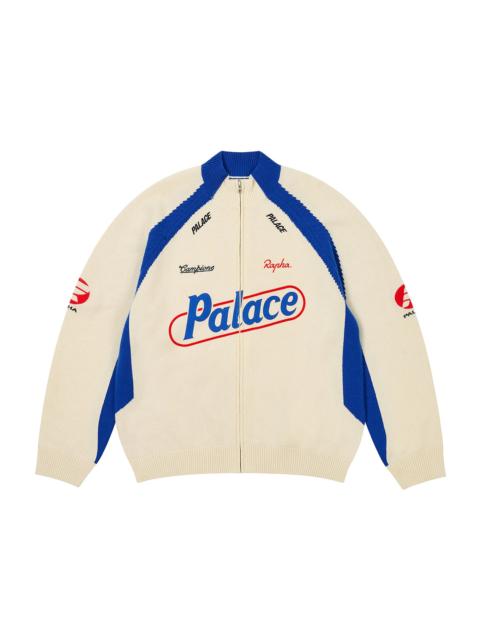 Palace Rapha Zip Knit White