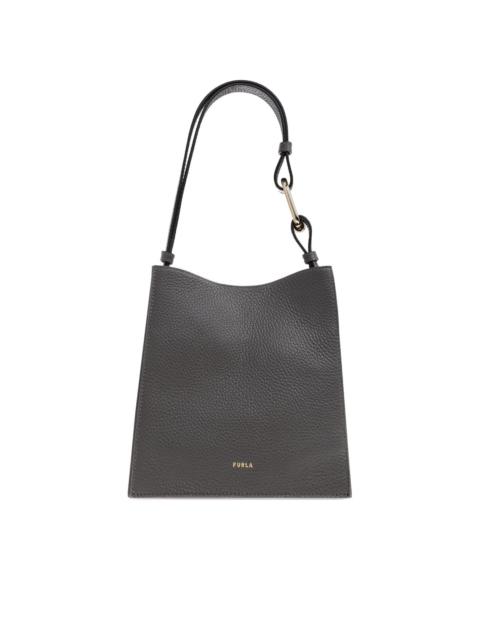 mini Nuvola grained-leather tote bag