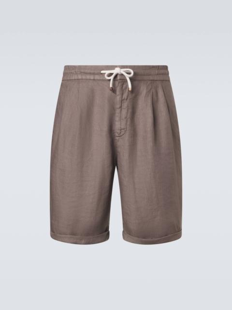 Linen shorts