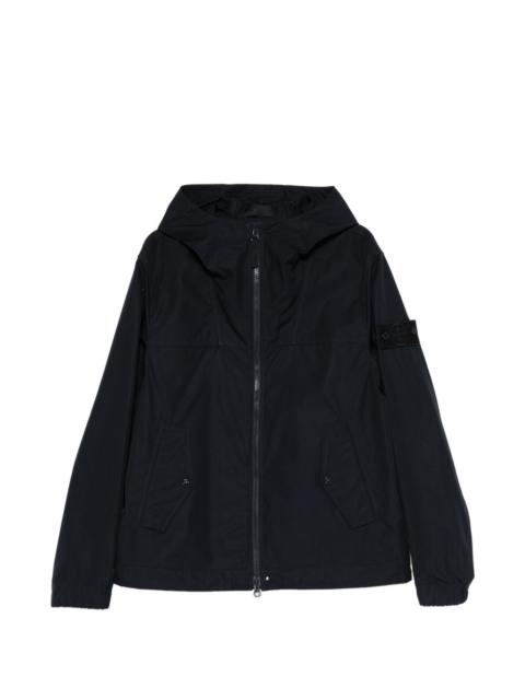 hooded zip-up jacket