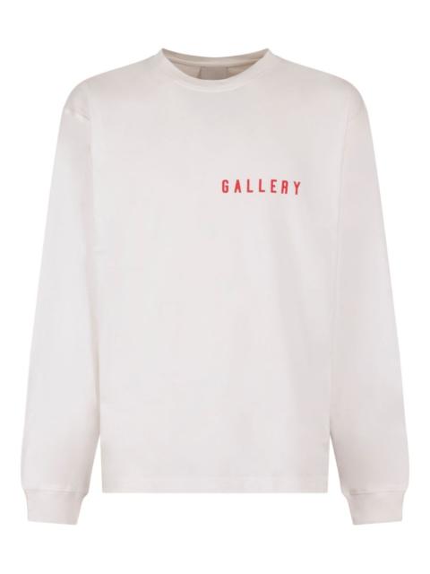 long-sleeve graphic-print sweatshirt