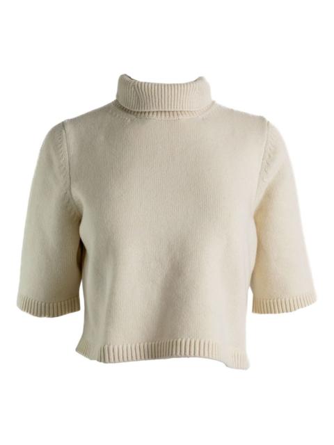 ribbed turtleneck sweater