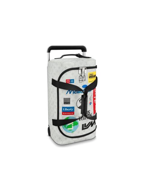 Louis Vuitton Horizon Soft Duffle Monogram Logo Story 55 White