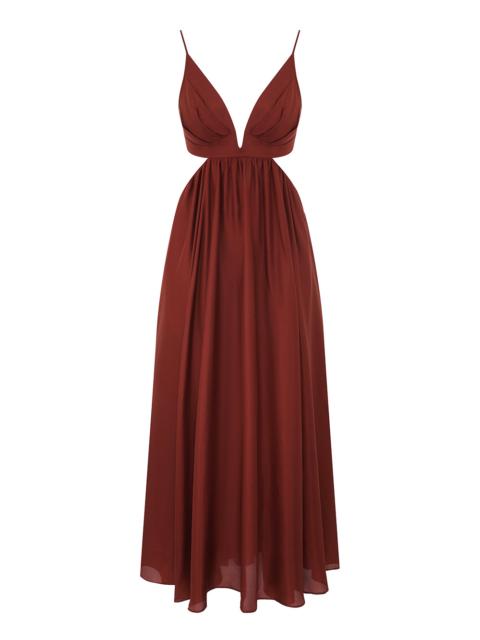 WANDERLUST PLUNGE MAXI DRESS