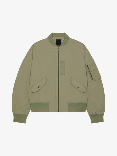 BOMBER IN TEXTURED MONOGRAM 72