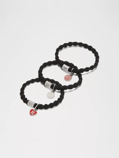 Charm Hair Ties *3 Pack