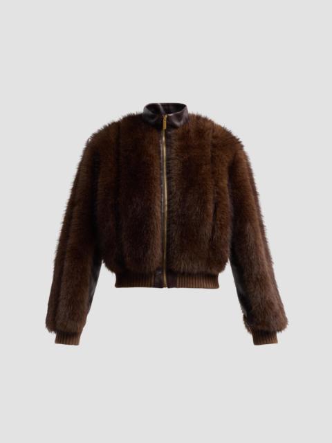 Women's Valiant Faux Fur Jacket - Brown