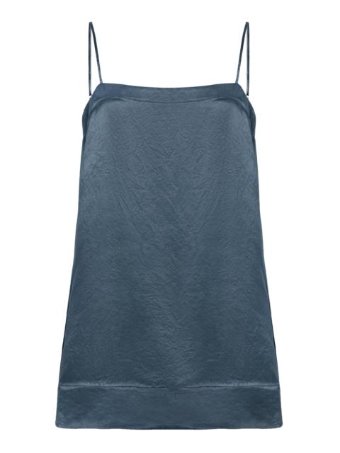 Kobe Satin Mini Slip Dress blue