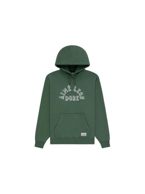 Aime Leon Dore Collegiate Logo Hoodie Green