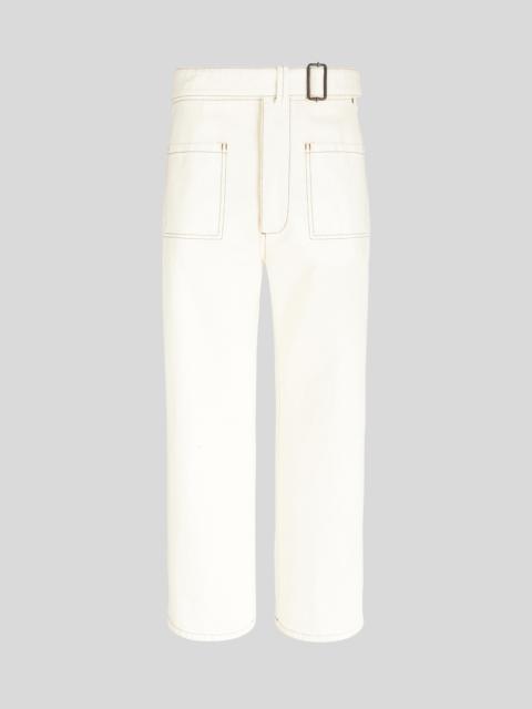 TROUSERS WITH BELT