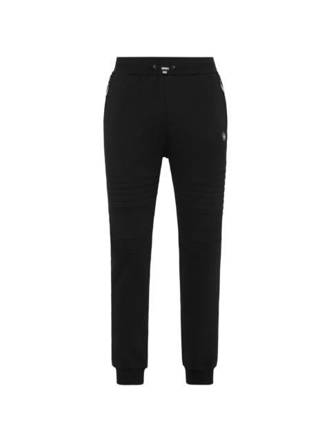 zipped jogging trousers