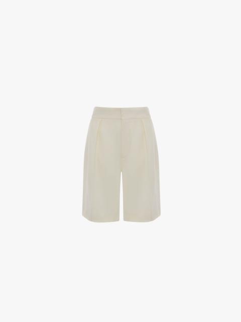 Tailored Shorts In Ivory