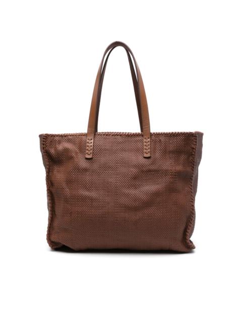 leather tote bag