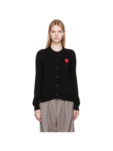 Black Heart Patch Cardigan