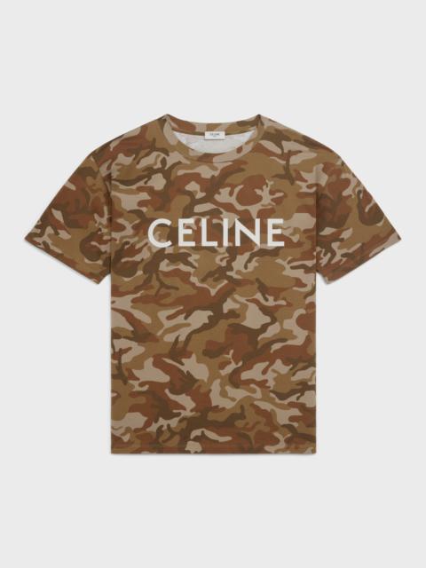 LOOSE CELINE T-SHIRT IN COTTON JERSEY