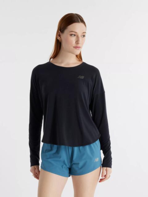 Women's Drapey Jersey Long Sleeve T-Shirt