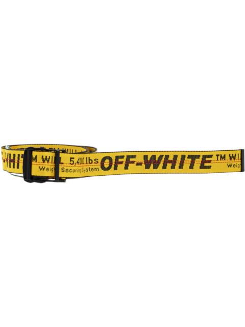 OFF-WHITE Industrial Belt Yellow/Black