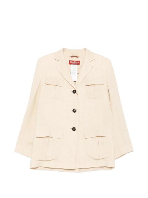 Max Mara Studio Buttoned Jacket