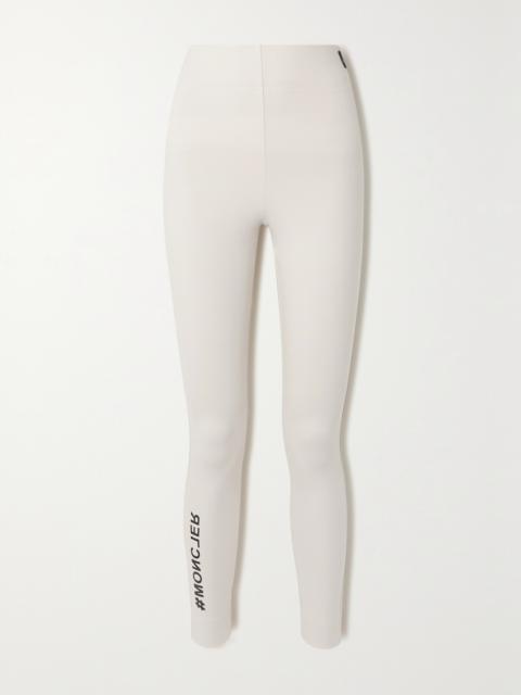 Printed Stretch-jersey Leggings