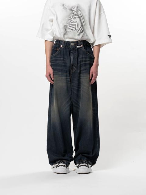 Light Denim Wide Pants