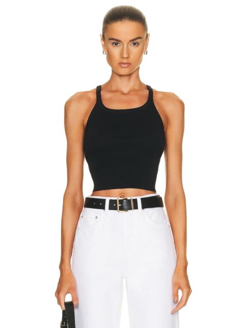 Cropped Rib Tank Top