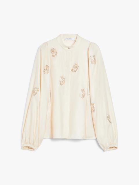 CALADIO Lightweight cotton satin shirt