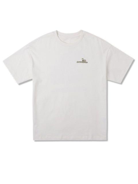 (WMNS) Converse Oversized Park Graphic T-Shirt 'Egret' 10025185-A01