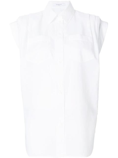 structured shoulder shirt
