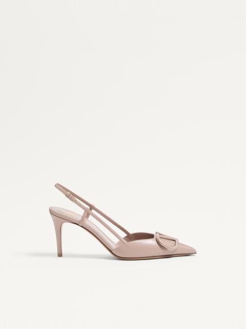 VLOGO SIGNATURE CALFSKIN SLINGBACK PUMP 80 MM / 3.15 IN.