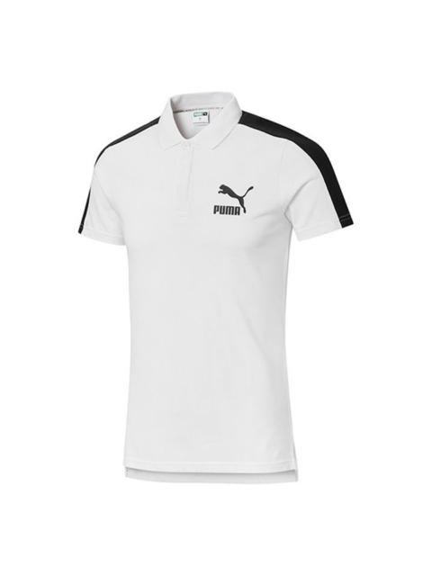 PUMA Iconic T7 Polo Shirt 'White' 530015-02