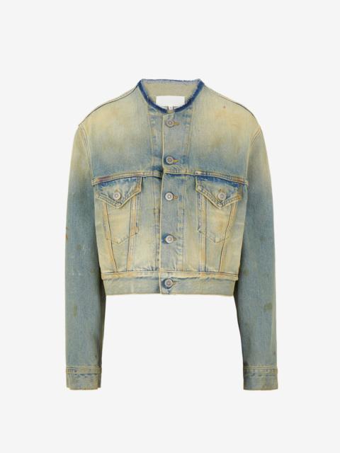 Décortiqué collar denim jacket