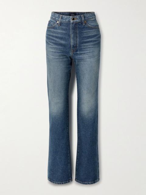 Danielle high-rise slim-leg jeans Mid denim