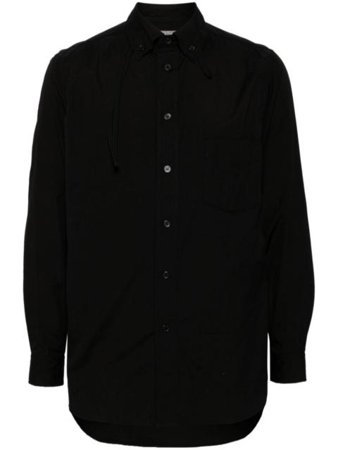 chain-stitch poplin shirt