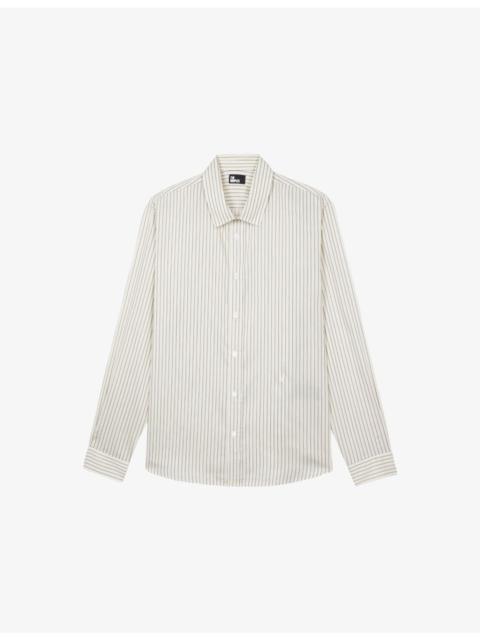 Striped Slim-Fit Cotton Shirt