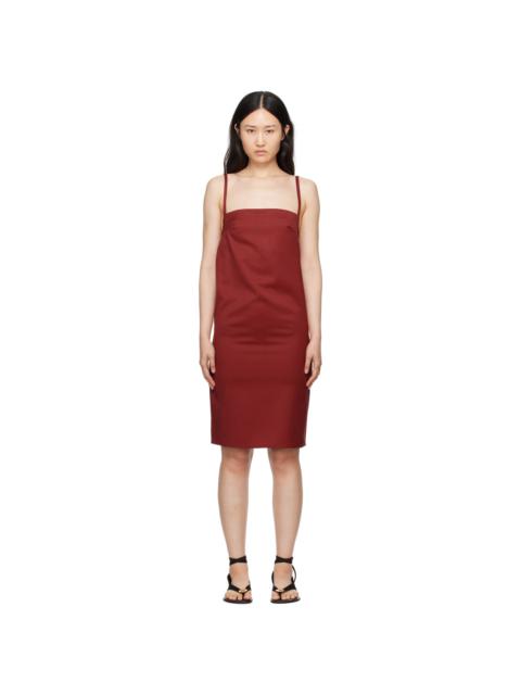 Burgundy Blanca Minidress