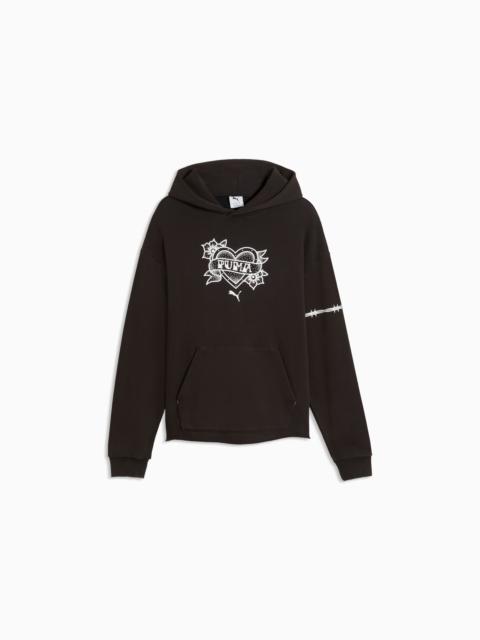 Swish N' Ink Men's Basketball Hoodie