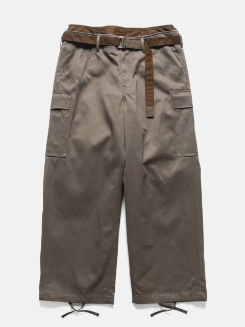 Cotton Chino x Nylon Twill Pants Gray