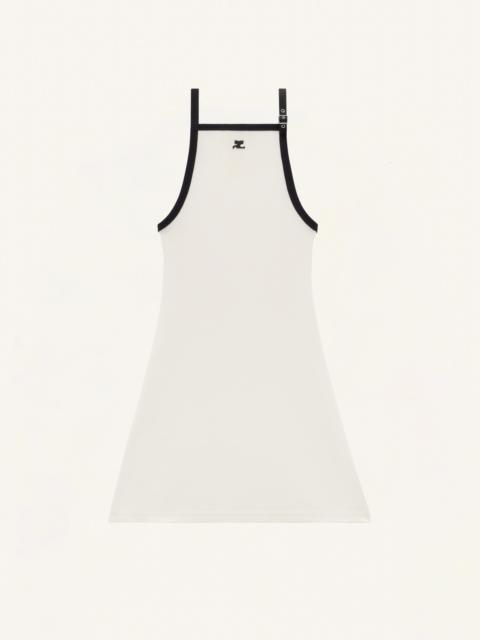 BUCKLE CONTRAST DRESS