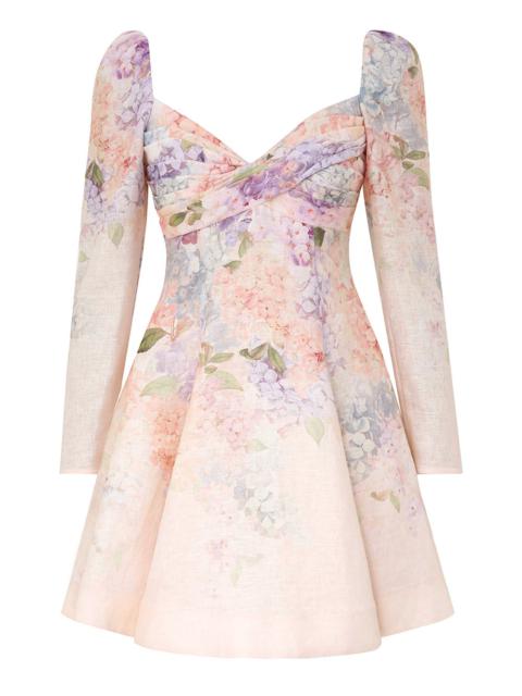 DAWNING PUFF SLEEVE MINI DRESS