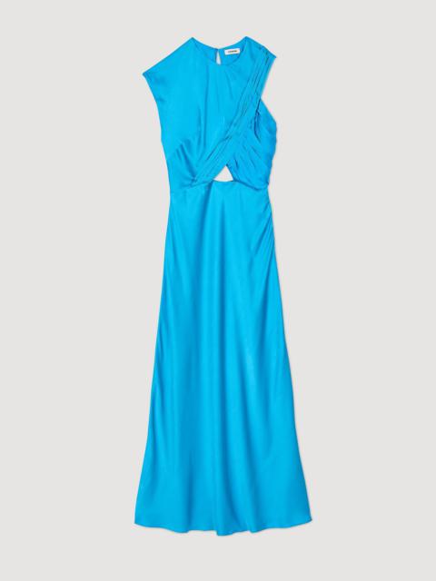 DRAPED MAXI DRESS