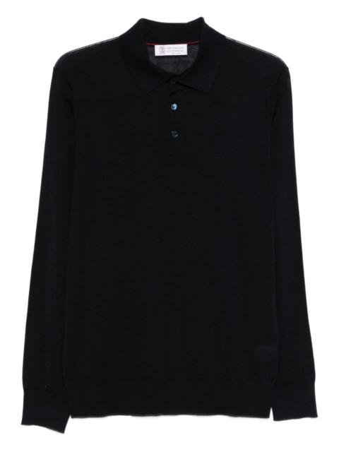 long-sleeve polo shirt