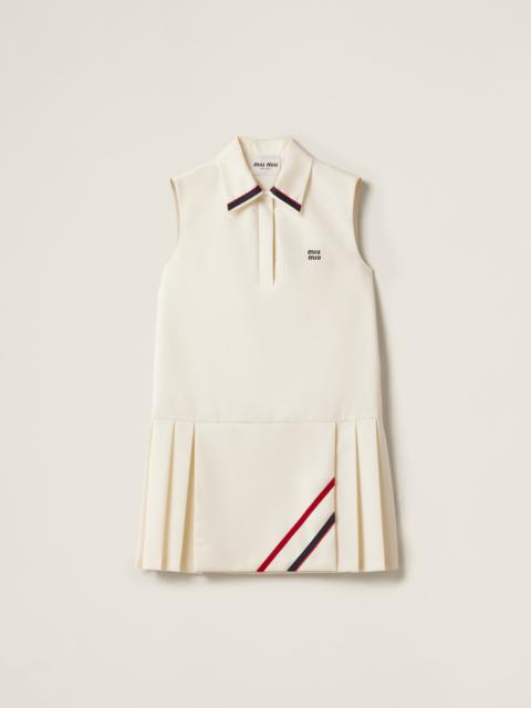 Mohair fabric mini-dress