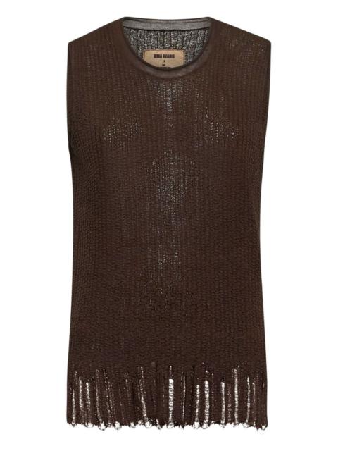 ribbed sleeveless top