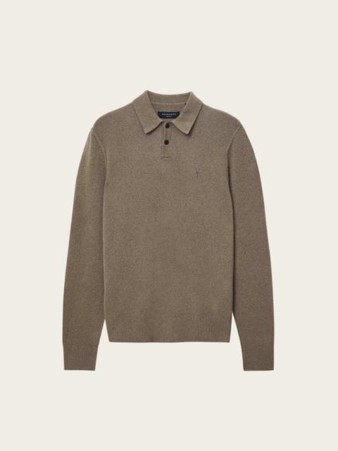STATTEN LONG SLEEVE POLO SWEATER
