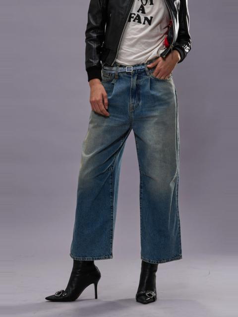 CROP WIDE LEG JEAN