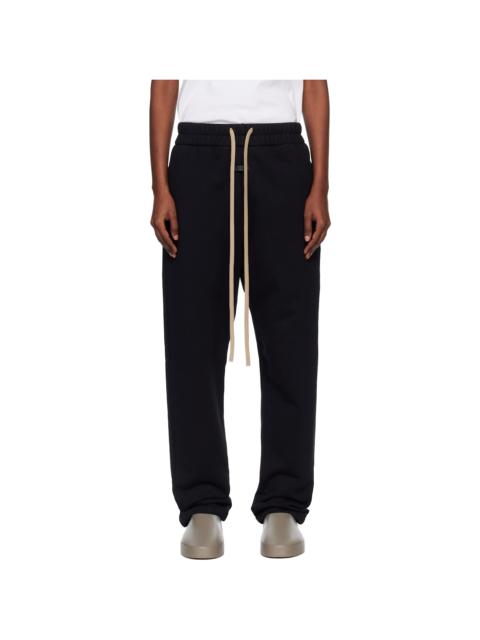 Black Relaxed Lounge Pants